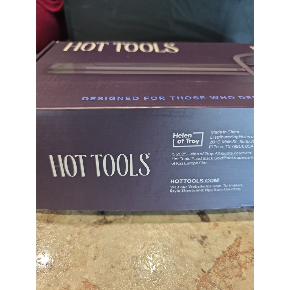 Hot Tools Black Gold Curling Iron 1 Inch Barrel HT1124G1 - Picture 2 of 16